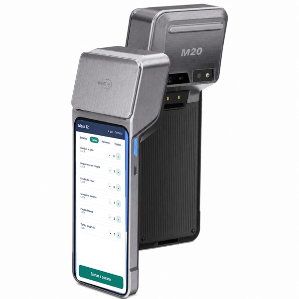 Comandera con datáfono